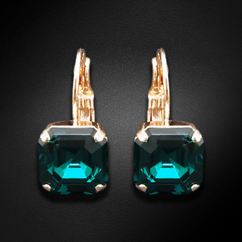 Earrings "Imperial (Emerald)" with Swarovski™ crystals